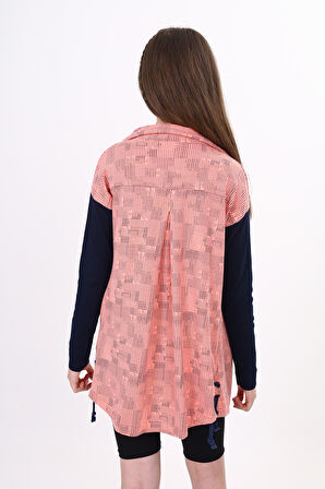 Toontoy Kız Çocuk Komple Baskılı Hırka