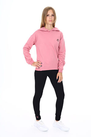 Toontoy Kız Çocuk Nakışlı Taytlı Takım