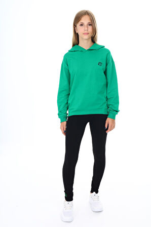 Toontoy Kız Çocuk Nakışlı Taytlı Takım