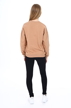 Toontoy Kız Çocuk Baskılı Taytlı Takım