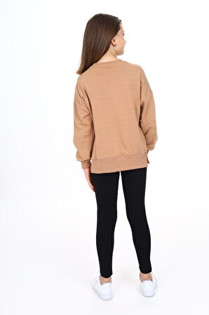 Toontoy Kız Çocuk Nakışlı Taytlı Takım