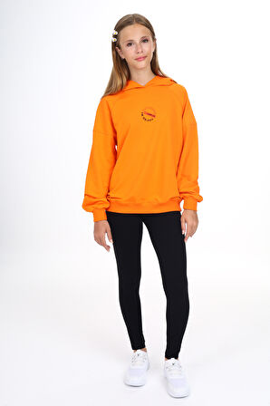 Toontoy Kız Çocuk Baskılı Taytlı Takım