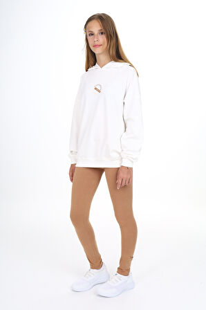 Toontoy Kız Çocuk Baskılı Taytlı Takım