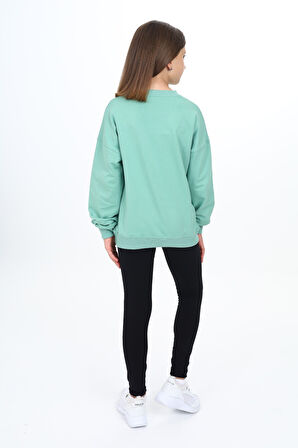 Toontoy Kız Çocuk Baskılı Taytlı Takım