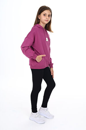 Toontoy Kız Çocuk Armalı Taytlı Takım