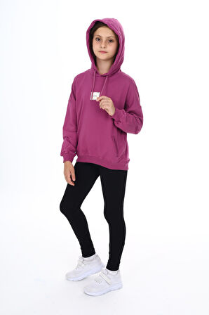 Toontoy Kız Çocuk Armalı Taytlı Takım