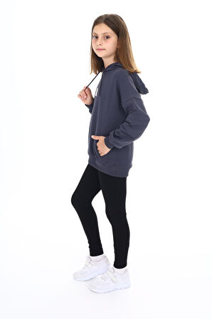 Toontoy Kız Çocuk Armalı Taytlı Takım