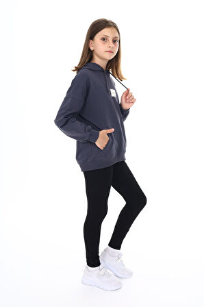 Toontoy Kız Çocuk Armalı Taytlı Takım