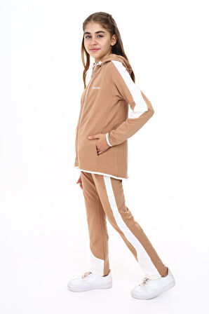 Toontoy Kız Çocuk Baskılı Eşofman Takım