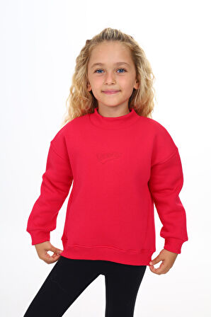 Toontoy Kız Çocuk Nakışlı Sweatshirt
