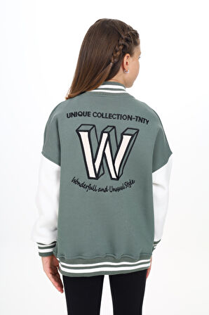 Toontoy Kız Çocuk Nakışlı Kolej Hırka