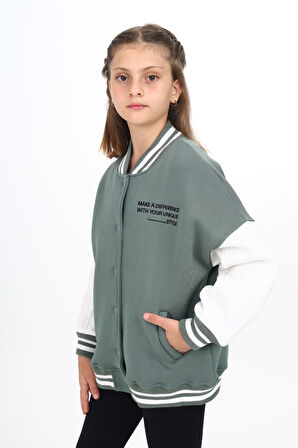 Toontoy Kız Çocuk Nakışlı Kolej Hırka