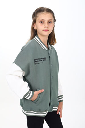 Toontoy Kız Çocuk Nakışlı Kolej Hırka