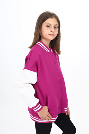 Toontoy Kız Çocuk Nakışlı Kolej Hırka