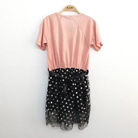 Kız Çocuk Heart Happen Taşlı Kız Elbise