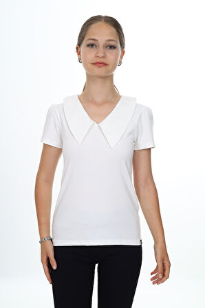 Toontoy Kız Çocuk Okul Tişört