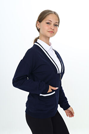 Toontoy Kız Çocuk Okul Hırka