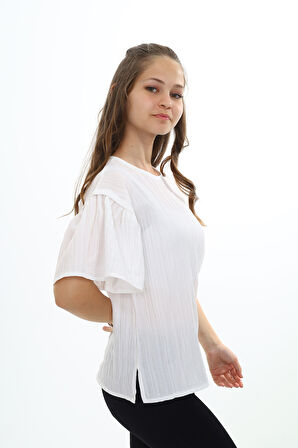 Toontoy Kız Çocuk Okul Tişört