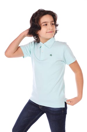 Toontoy Erkek Çocuk Polo Yaka Düğmeli Kısa Kollu Tişört
