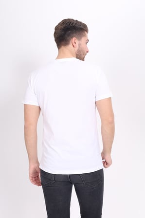 Toontoy Unisex Atatürk Baskılı Bisiklet Yaka Kısa Kollu Tişört
