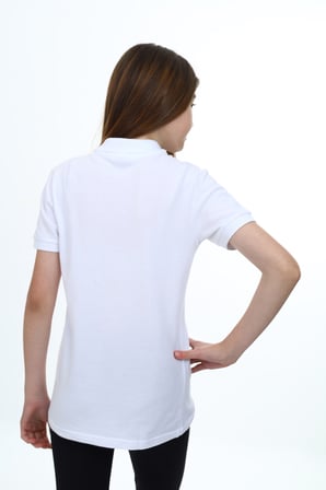 Toontoy Unisex Çocuk Polo Yaka Düğmeli Kısa Kollu Tişört
