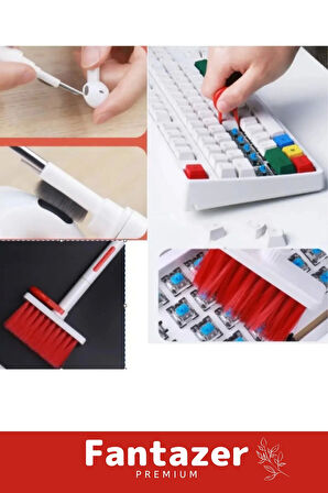 Özel Üretim Klavye Kulaklık Bilgisayar Tuş Çekme Aparatlı Gamer Airpods Laptop Notebook Temizleme