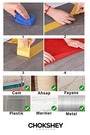 Premium İz Yapmaz Halı Kilim Sabitleme Yapıştırma Kaydırmaz Çift Taraflı Bant 48mm X 5mt - 1 Adet