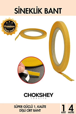 İz Bırakmayan Süper Güçlü Kendinden Yapışkanlı Ahşap 1. Kalite Sineklik Yedek 4mt Cırt Bant 4 Adet