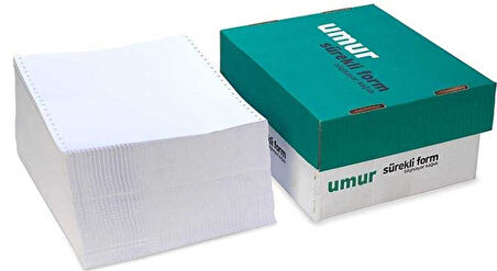 UMUR SÜREKLİ FORM 11x24CM RENKLİ 2/N 1000 Lİ 30011193 1 PAKET 