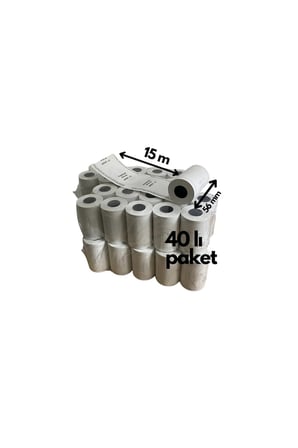 56*14 Termal Pos Rulosu 40'lı Paket (POS FİŞ RULOSU)