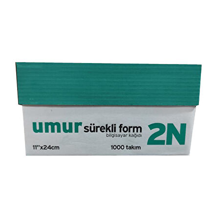 UMUR Sürekli Form 11x24 2 Nüsha 1000 li