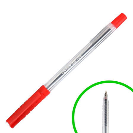 Mynote Ball Pen Tükenmez Kalem 0.7 mm Kırmızı 50 li Kutu