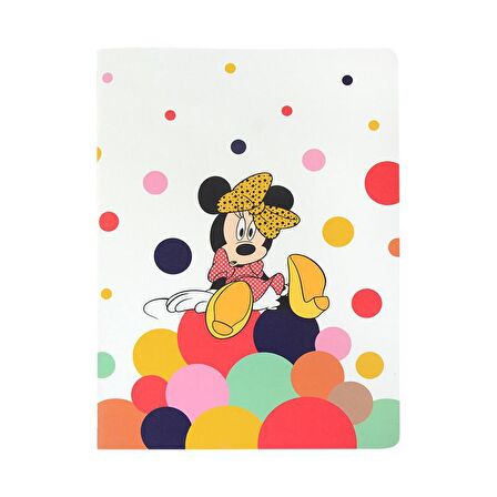 Minnie Mouse Trendy Defter 19x26 cm Karton Kapak Çizgili 60 Yaprak