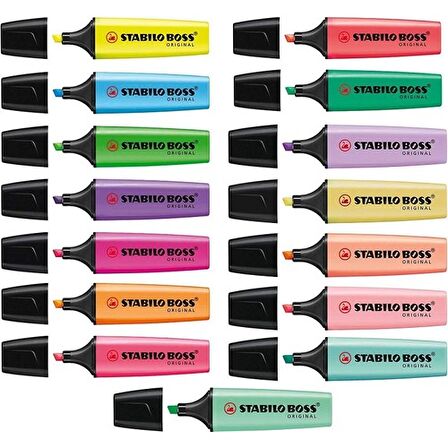 Stabilo Fosforlu Kalem Boss Orıgınal 15 Li Set