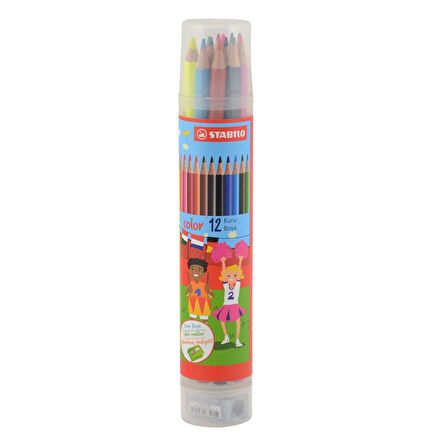 STABILO color Kuru Boya 12 Renk BL-1212/77-PT