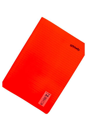 Mynote Text Neon A4 40 Yaprak Çizgili Plastik Kapak Defter