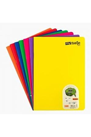 My Note Text A4 80 Yaprak Çizgili Defter Plastik Kapak
