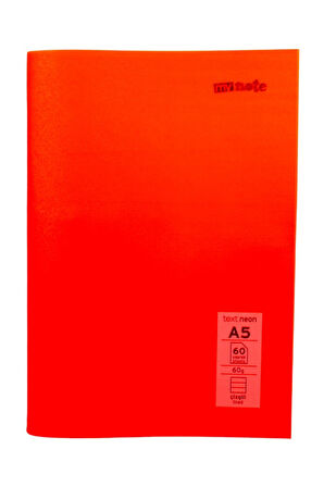 Mynote Text A5 60 Yaprak Çizgili Plastik Pastel Kapaklı Defter
