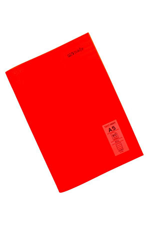 Mynote Text A5 60 Yaprak Çizgili Plastik Pastel Kapaklı Defter
