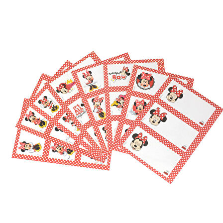 Mynote Minnie Mouse Okul Etiketi 24 lü (30006960)