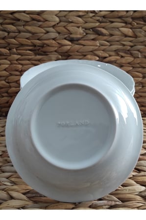 Porselen Anadolu Beyazı 12 Adet 16 Cm (KÜÇÜK) Çukur Yemek Tabak