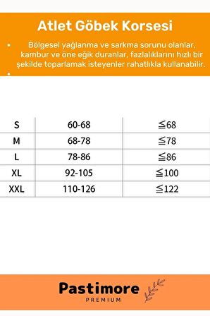 Premium Bel Göğüs Göbek Jinekomasti Toparlayıcı Erkek Extra Göbek Sıkılaştırıcı Siyah Korse Atlet