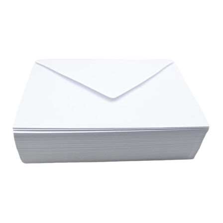 Oyal Davetiye Zarfı Beyaz 1.Kalite Hamur 13x18 cm 70 gr 1000 Adet (1 Koli)