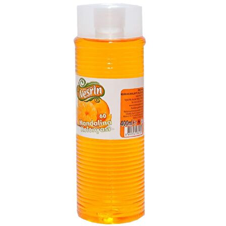 Nesrin Mandalina 60 Derece Pet Şişe 400 ml Kolonya