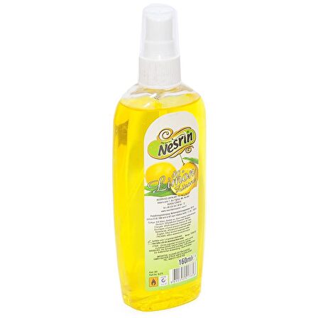 Nesrin Limon Kolonyası 80 Derece Sprey Pet Şişe 160 ml