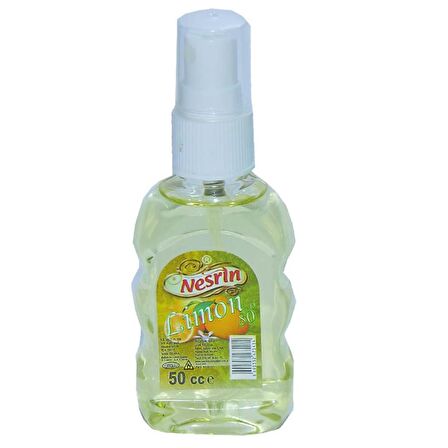 Nesrin Limon Kolonyası 80 Derece Sprey Pet Şişe 50 ml