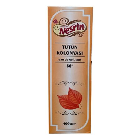 Nesrin Tütün Kolonyası 60 Derece Pet Şişe 400 ml