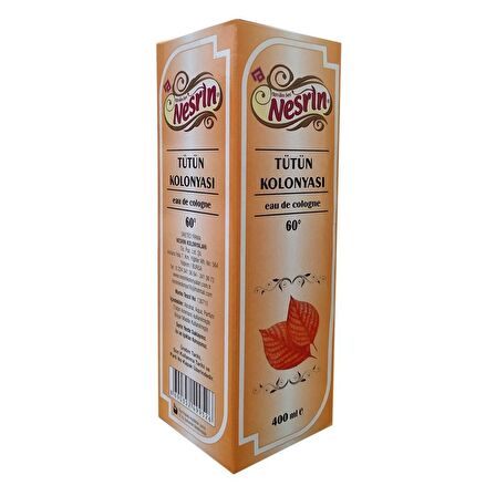 Nesrin Tütün Kolonyası 60 Derece Pet Şişe 400 ml