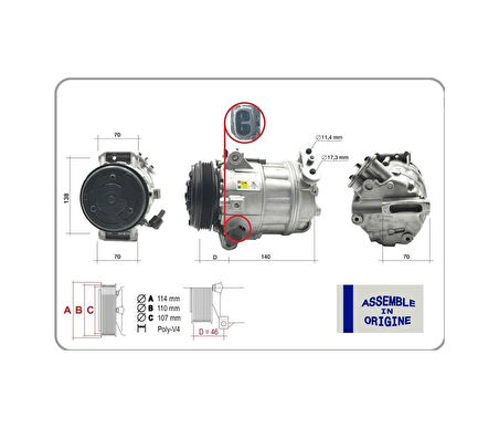 Fiat Klima Kompresoru - Klima Kompresoru - Fiat 5802212928
