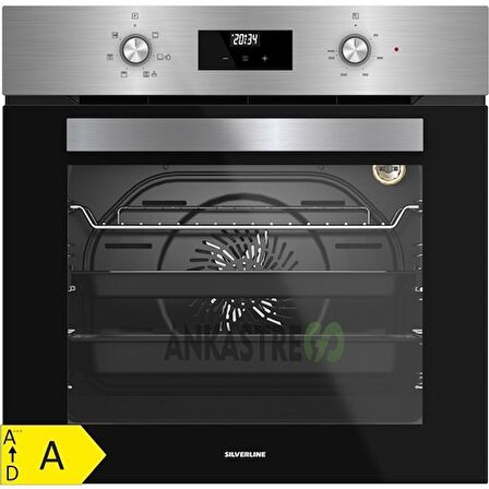 Silverline BO6502X02 - CS5335B01 - 3173 Quadro 60 Inox Ankastre Set